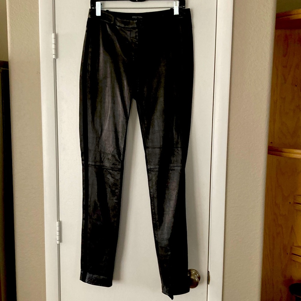 Etcetera Leather Pants..Fully Lined - image 1